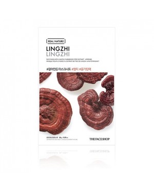 The Face Shop - Real Nature Face Mask - Lingzhi - 1pc