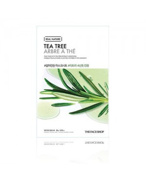 THE FACE SHOP - Real Nature Face Mask - Tea Tree - 1pc