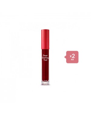 ETUDE Dear Darling Water Gel Tint - OR204 Cherry Red/5g (2ea) Set