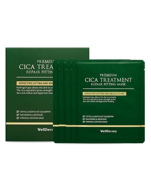 WELLDERMA - Cica Treatment Repair Masque d'ajustement - 4pcs