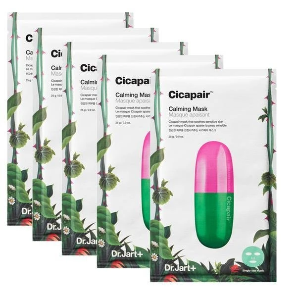 Dr. Jart+ - Cicapair Tiger Grass Calming Mask - 5pcs