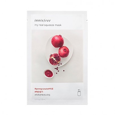 innisfree My Real Squeeze Mask Ex Pomegranate 1pc