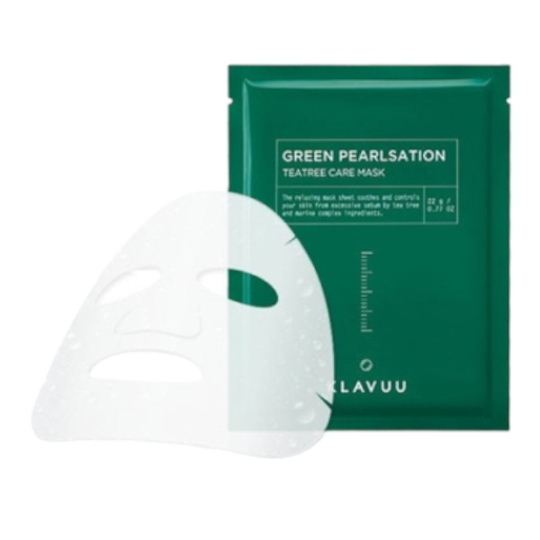 KLAVUU Green Pearlsation Tea Tree Care Mask 1pc