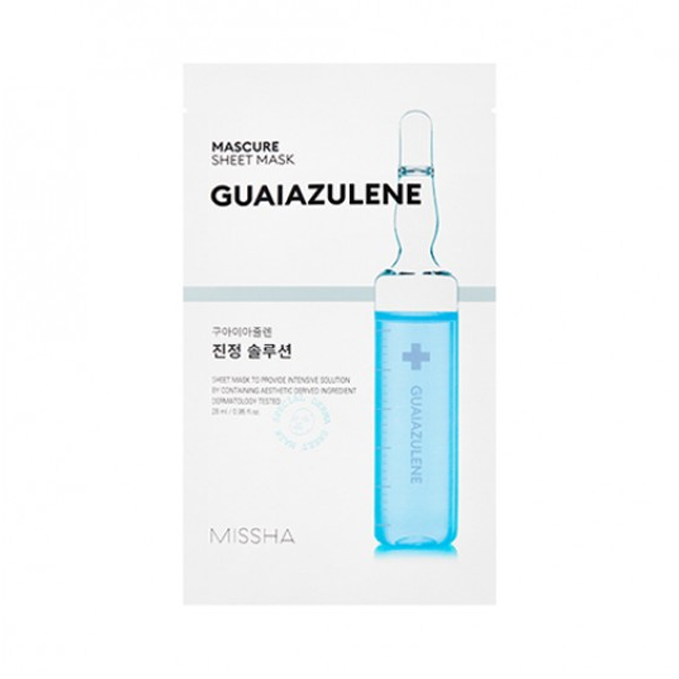 MISSHA Mascure Solution Sheet Mask Guaiazulene 1pc