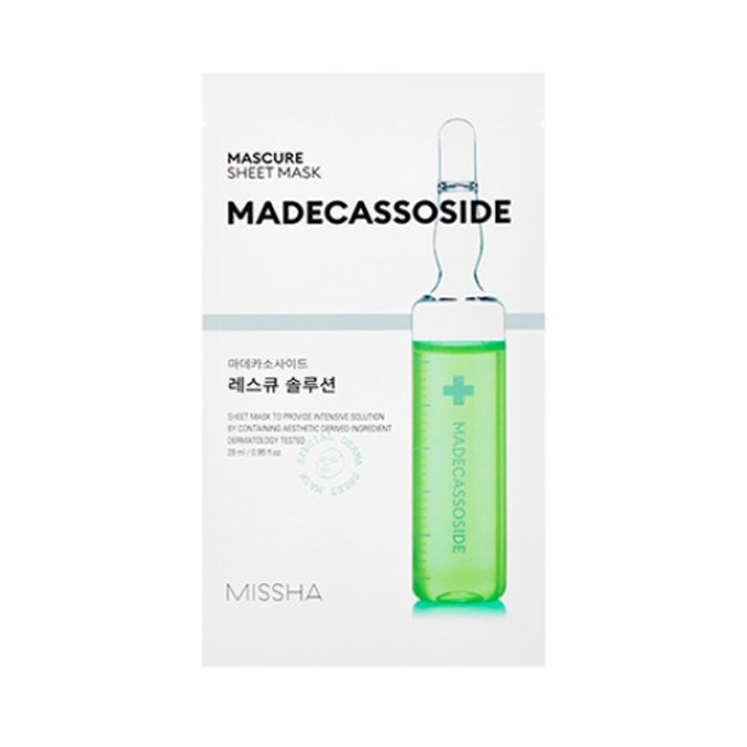 MISSHA Mascure Solution Sheet Mask Madecassoside 1pc