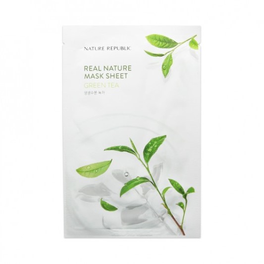 NATURE REPUBLIC Real Nature Sheet Mask Green Tea 1pc