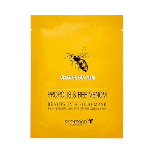 SKINFOOD Beauty in a Food Mask Sheet 1pcs Propolis Bee Venom