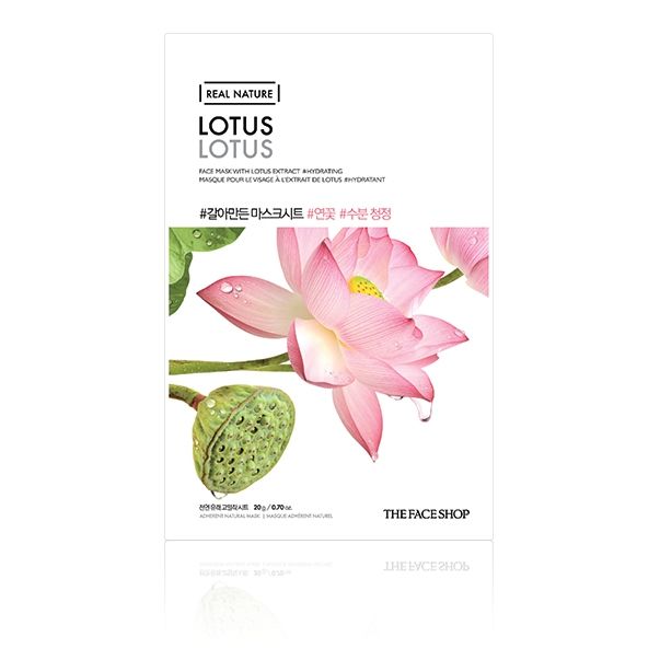 The Face Shop Real Nature Face Mask Lotus 1pc