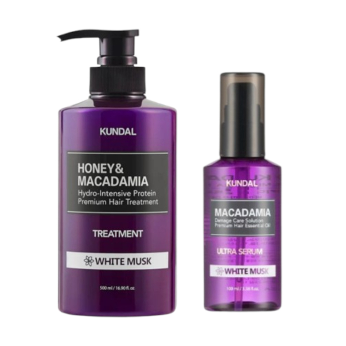 KUNDAL - Honey & Macadamia Protein Hair Treatment - 500ml + Hair...