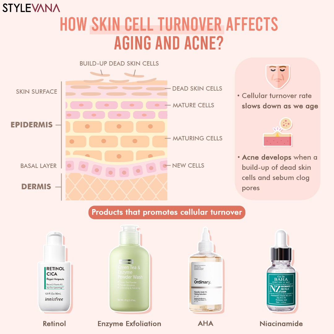 ICYMI, skin cell turnover is the NAME of the game  It is the process of creating new skin cells to replace the old ones to keep your skin look renewed and radiant  Bookmark this to learn everything you NTK about this important step and what you need ...