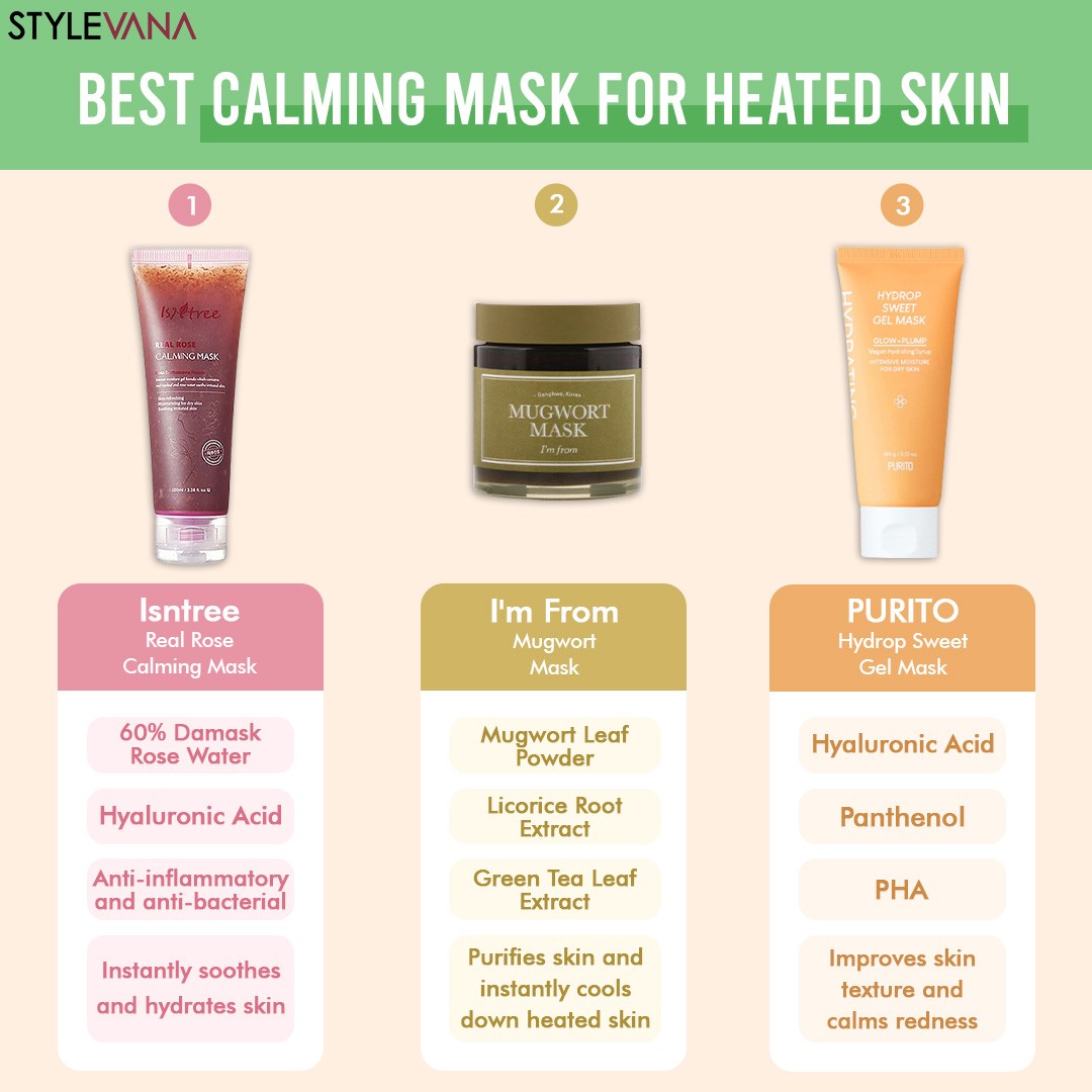 Just in time to save your irritated, heated skin from the hot season 🥵 We've rounded up our 3 most-loved sensitive skin-friendly calming masks so you can make the right choices for your skin's liking  Pick up your fave at our link in bio now