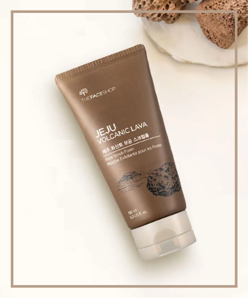 Stylevana - Vana Blog - Best Selling Exfoliators 2020 - The Face Shop - Jeju Volcanic Lava Pore Scrub Foam