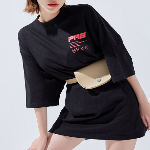 Stylevana - Vana Blog - Summer Outfit - chuu - Elbow-Sleeve Oversized Print T-Shirt