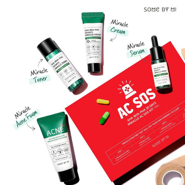 SOME BY MI - AHA. BHA. PHA 30 Days Miracle Acne SOS Kit