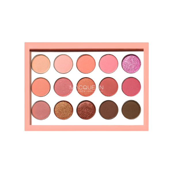 MACQUEEN - 1001 Tone-On-Tone Shadow Palette Coral Edition