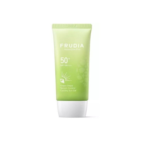 FRUDIA Green Grape Sebum Control Cooling Sun Gel SPF50+ PA++++