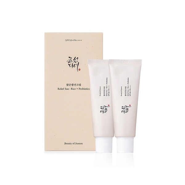 BEAUTY OF JOSEON - Relief Sun : Rice + Probiotics Set SPF50+ PA++++ (2 packs)