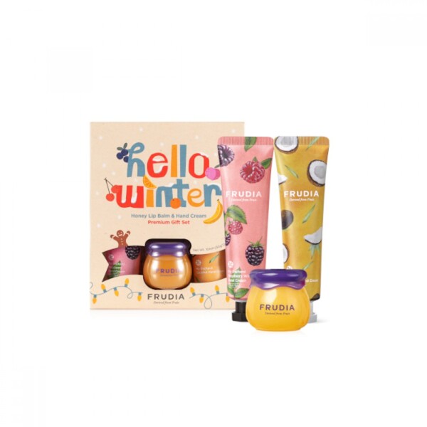 FRUDIA - Honey Lip Balm & Hand Cream Premium Gift Set