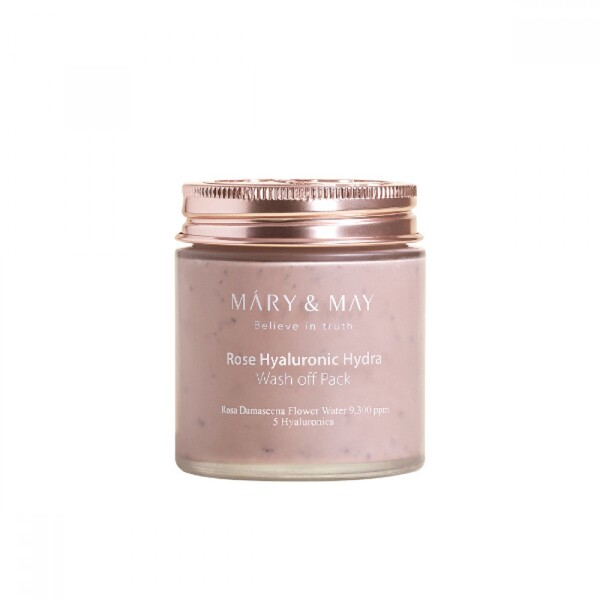 MARY&MAY - Rose Hyaluronic Hydra Wash Off Pack - 125g