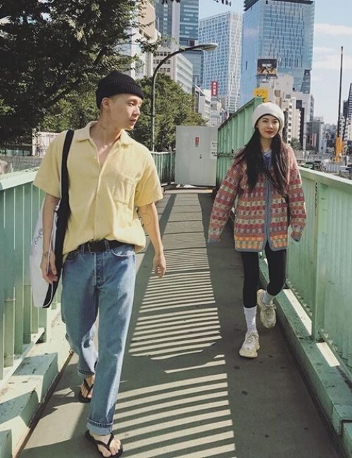 Hyuna E’Dawn Couple Outfit Valentine’s Day