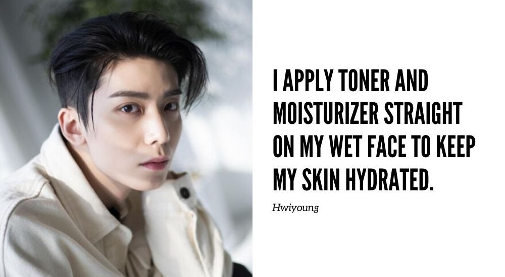 SF9 Hwiyoung Skincare Tips Cream Skin Clear Skin