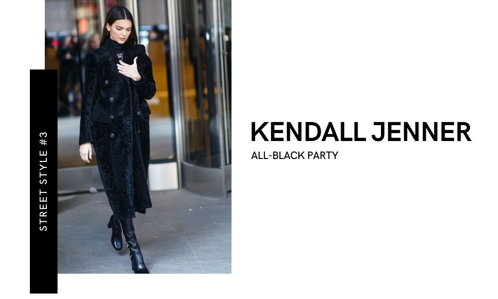 Kendall Jenner New York Fashion Week 2020 Street Style Off-runway Off-duty look All-Black