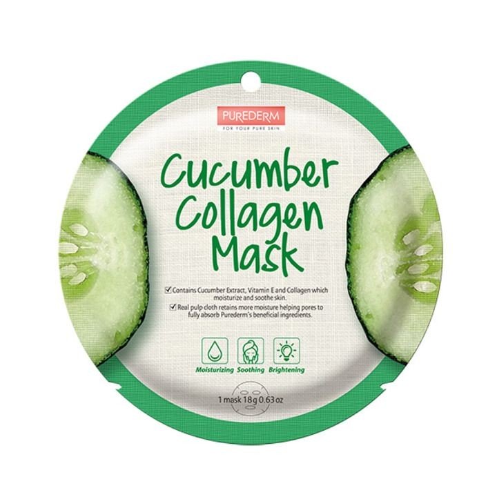  PUREDERM - Circle Mask – Cucumber Collagen 