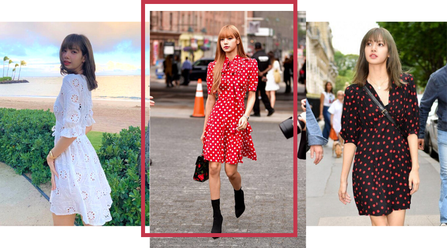 Blackpink Lisa Fashion Style Street Outfits Daytime Dress Paris Fashion