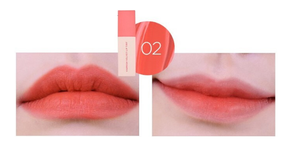  Stylevana - Vana Blog - heimish Varnish Velvet Lip Tint - Peach Coral